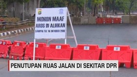 VIDEO: Penutupan Ruas Jalan di Sekitar DPR