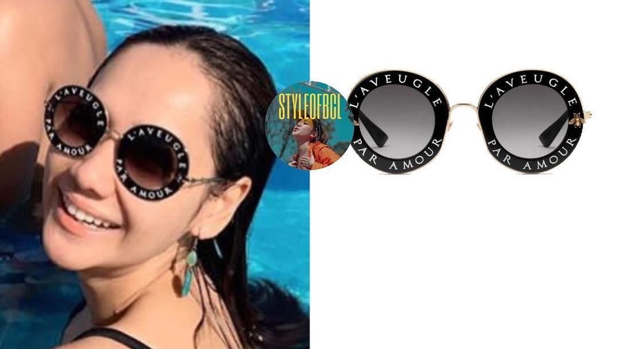 Sejumlah artis yang aksi dan bergaya dengan kacamata Gucci tanpa endorse.