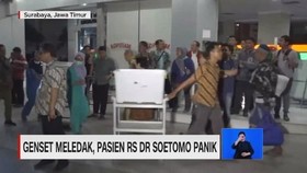 VIDEO: Genset Meledak, Pasien RS Dr Soetomo Panik