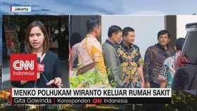 VIDEO: Menko Polhukam Wiranto Keluar Rumah Sakit