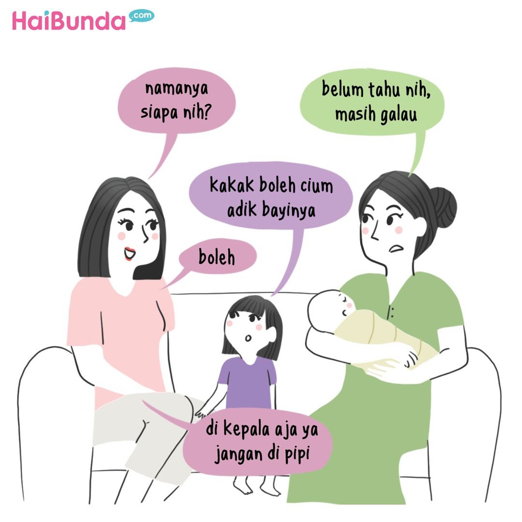 Kadang, kejujuran anak bisa bikin nelangsa ya, Bunda. He-he-he. Apa kejujuran si kecil yang bikin Bunda nyesek sampai tertawa? Sama dengan kakak di komik ini?