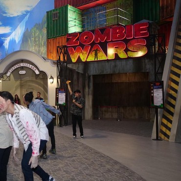 Zombie Wars, Wahana di Trans Studio yang Buat Bulu Kuduk Berdiri