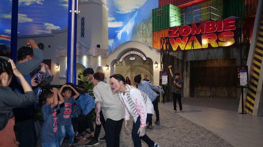 Zombie Wars, Wahana di Trans Studio yang Buat Bulu Kuduk Berdiri