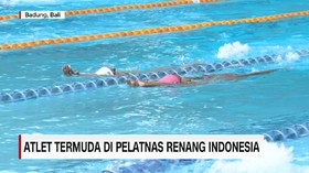 VIDEO: Atlet Termuda di Pelatnas Renang Indonesia