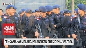 VIDEO: 3000 Aparat Gabungan Amankan Pelantikan Presiden