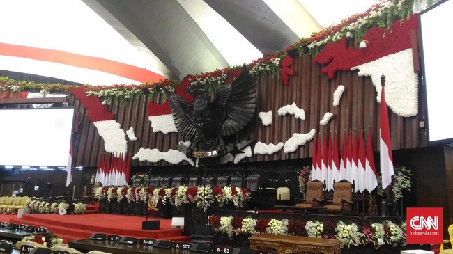 Sejumlah ketua umum parpol, para menteri, hingga Ahok menghadiri pelantikan Joko Widodo-Ma'ruf Amin sebagai presiden dan wakil presiden periode 2019-2024.