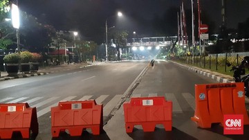 Jelang Pelantikan Jokowi, Akses Jalan ke Istana Mulai Ditutup