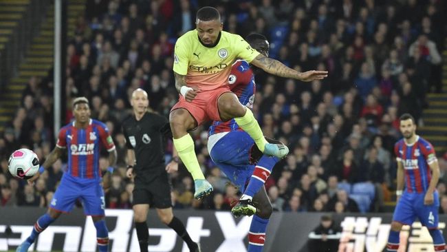 Hasil Liga Inggris: Man City Menang 2-0 atas Crystal Palace Manchester City menumbangkan tuan rumah Crystal Palace 2-0 di Stadion Selhurst Park pada lanjutan Liga Inggris, Sabtu (19/10) malam WIB.