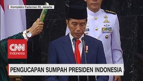 VIDEO: Pengucapan Sumpah Jokowi & Ma'ruf Amin