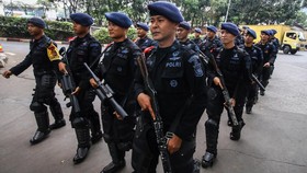 Brimob Antisipasi Demo Hari HAM Sedunia di Jayapura