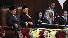 Sertijab Wapres, Ma'ruf Harap PNS Kerja Layaknya Dipimpin JK