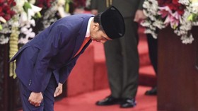 FOTO : Pelantikan Jokowi-Ma'ruf Amin di MPR