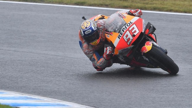 Pebalap Repsol Honda Marc Marquez sukses memenangkan MotoGP Australia 2019 di Sirkuit Phillip Island, Minggu (27/10) waktu setempat.