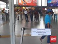 Rute KRL Dialihkan, Stasiun Tanah Abang Lengang