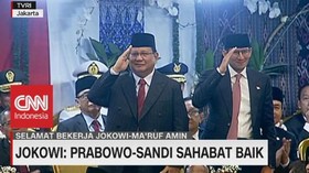 VIDEO: Jokowi: Prabowo-Sandi Sahabat Baik Saya