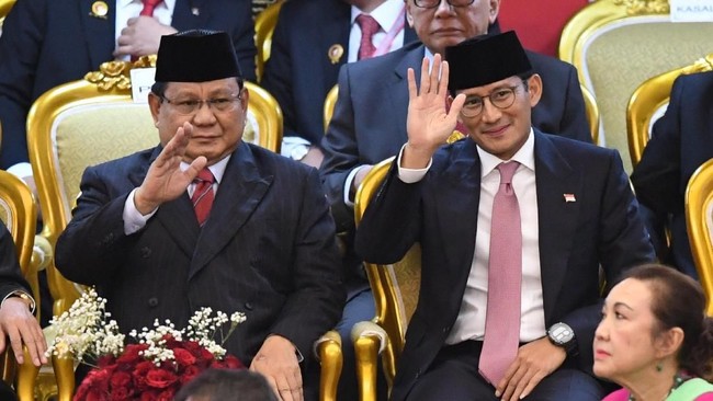 Usai dituding mau menjadi capres, Sandiaga Uno mengunggah video saat menemui ketua umum partainya, Prabowo Subianto.