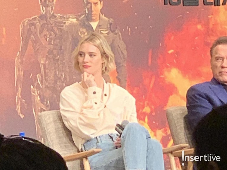 Kemeriahan acara konferensi pers film Terminator: Dark Fate di Seoul, Korea Selatan yang dihadiri para pemain dan sutradara.