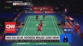 VIDEO: Indonesia Menjadi Juara Umum Denmark Open 2019