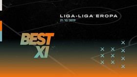 INFOGRAFIS: Best XI Liga-liga Eropa Pekan Ini