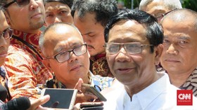 Mahfud Bertemu Jokowi di Istana: Saya Resmi Menyatakan Berhenti