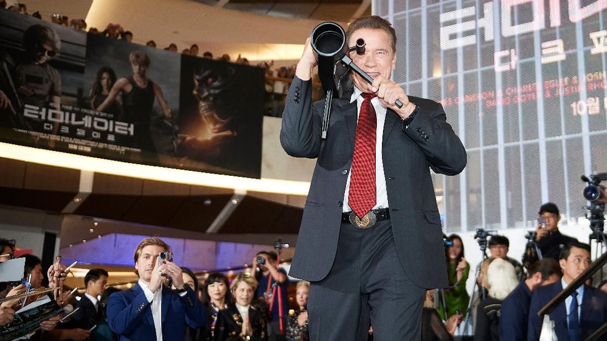 Para pemain film Terminator&colon; Dark Fate baru saja melangsungkan konferensi pers di Korea Selatan&comma; Senin &lpar;21&sol;10&rpar; kemarin&period; Mereka antusias melihat penggemarnya&period;