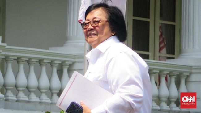 Mantan Menteri KLHK Siti Nurbaya dari NasDem Tiba di Istana