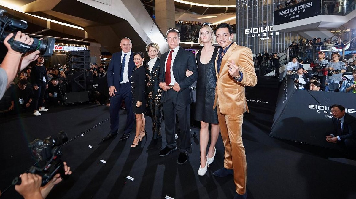 Para pemain film Terminator&colon; Dark Fate baru saja melangsungkan konferensi pers di Korea Selatan&comma; Senin &lpar;21&sol;10&rpar; kemarin&period; Mereka antusias melihat penggemarnya&period;