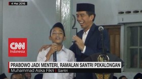 VIDEO: Prabowo Jadi Menteri, Ramalan Santri Pekalongan