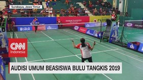 VIDEO: Audisi Umum Beasiswa Bulu Tangkis 2019