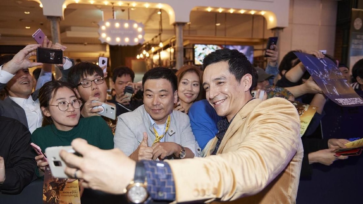 Para bintang film Terminator&colon; Dark Fate hadir di Korea Selatan dalam rangka mempromosikan film tersebut di Asia&period; 