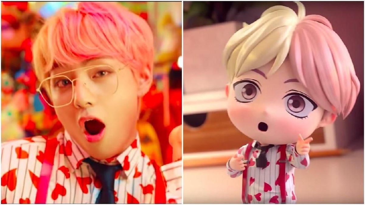 BTS mengeluarkan merchandise terbaru yaitu miniatur yang diadaptasi dari video musik IDOL&period; Kalau Insertizen suka yang mana&quest; Versi asli atau miniatur&quest;