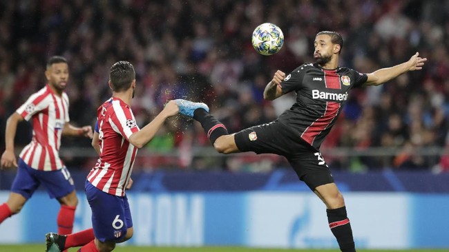 Atletico Madrid menang tipis atas Bayer Leverkusen dalam laga ketiga fase grup Liga Champions di Stadion Wanda Metropolitano, Rabu (23/10) dini hari WIB.