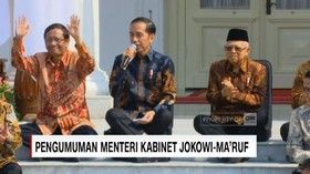 VIDEO: Presiden Umumkan Menteri Baru Kabinet Indonesia Maju