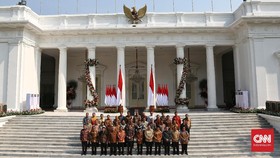 Jokowi Resmi Lantik Menteri Kabinet Indonesia Maju