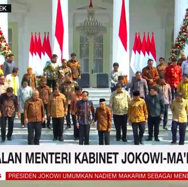 Ini Dia Daftar Lengkap Menteri Kabinet Indonesia Maju