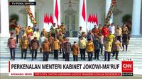 Ini Dia Daftar Lengkap Menteri Kabinet Indonesia Maju