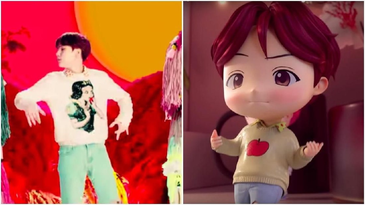 BTS mengeluarkan merchandise terbaru yaitu miniatur yang diadaptasi dari video musik IDOL&period; Kalau Insertizen suka yang mana&quest; Versi asli atau miniatur&quest;