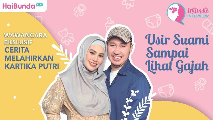 Kartika Putri melahirkan anak pertamanya dengan Usman Bin Yahya pada Jumat lalu. Gimana cerita Kartika Putri saat melahirkan?