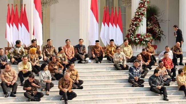 Daftar Lengkap  Susunan  Menteri Kabinet  Indonesia  Maju  