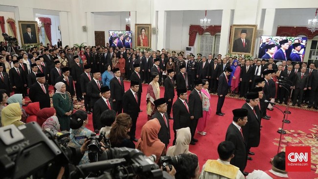 Hasil tes virus corona yang dilakukan menteri Kabinet Indonesia Maju keluar dalam waktu dua hari.