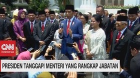 VIDEO: Presiden Tanggapi Menteri Yang Rangkap Jabatan