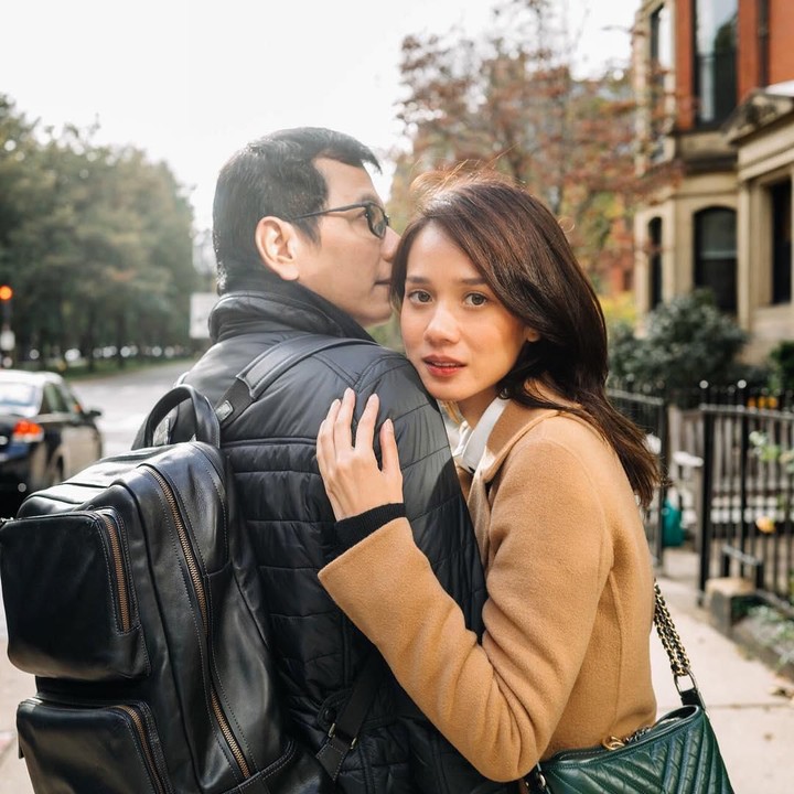 <p>Cinta pada pandangan pertama. Demikian ucap Gista saat ditanya kenapa ia mau menerima lamaran Wishnutama. (Foto: Instagram @gistaputri)</p>