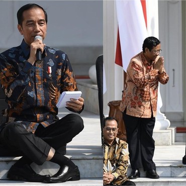Ramai Jajal Gaya Duduk Silang Jokowi,  Sampai Ada Challengenya!