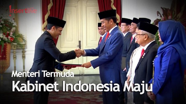 Momen Gugup Nadiem Makarim Lupa Salami Ibu Negara