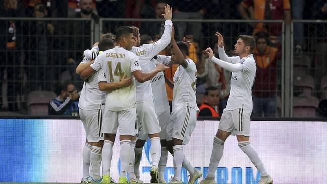 Real Madrid Galatasaray di Stadion Turk Telekom, Rabu (23/10) dini hari WIB.