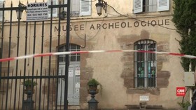 VIDEO: Pria Misterius Bobol Museum Arkeologi Prancis