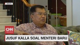 VIDEO: Komentar JK Soal Menteri Baru