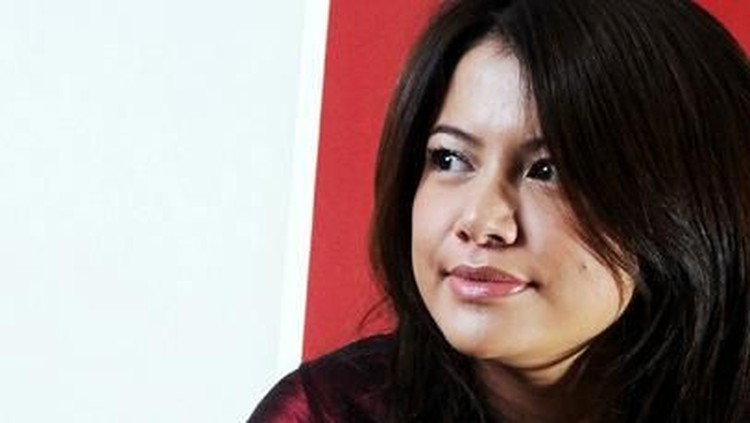 Wina Natalia saat berkunjung ke kantor detikcom.