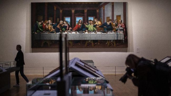 Pameran Leonardo da Vinci, memperlihatkan rekor jumlah pengunjung sejak awal, dengan tiket yang ramai dipesan sebelumnya.