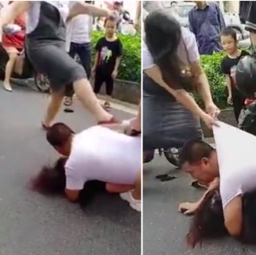 Istri Damprat Pelakor, Suami Lindungi Selingkuhan Mati-matian